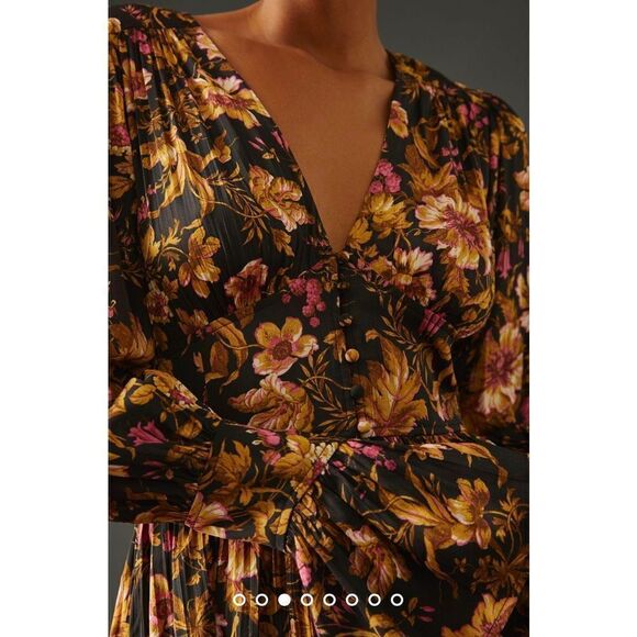 New Anthropologie Deep-V Tunic Size XS - Picture 3 of 9